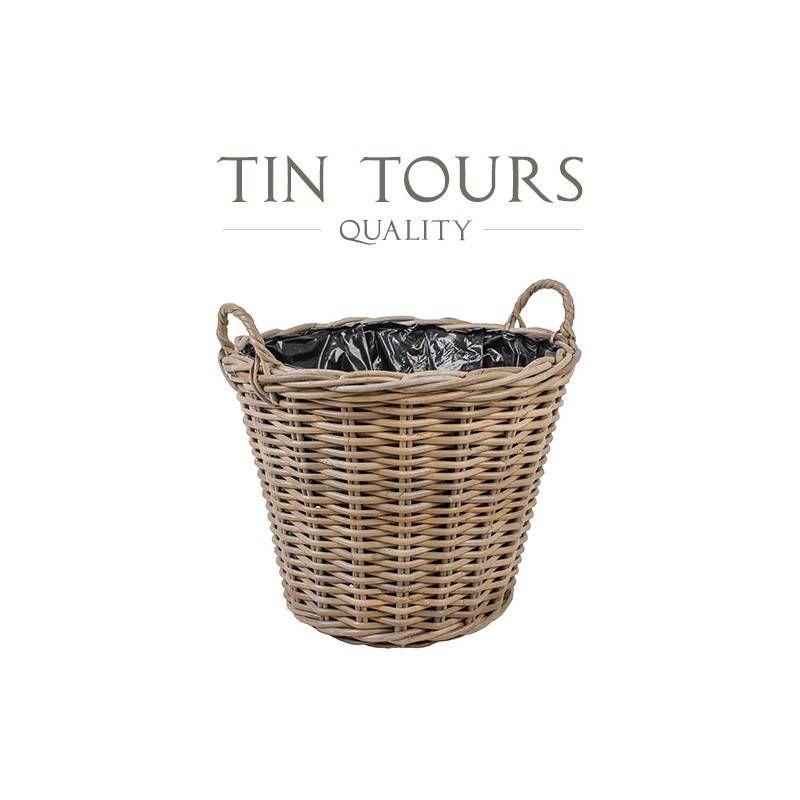 kosz na choinkę wiklinowy